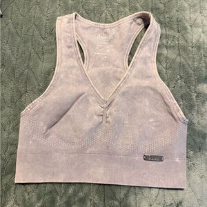 NWOT Bombshell Sportswear Mineral Seamless Sports Bra - Lunar Grey